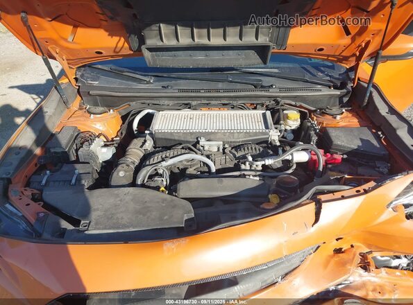 JF1VBAL68N9027574 2022 SUBARU WRX Оранжевый Вид сзади