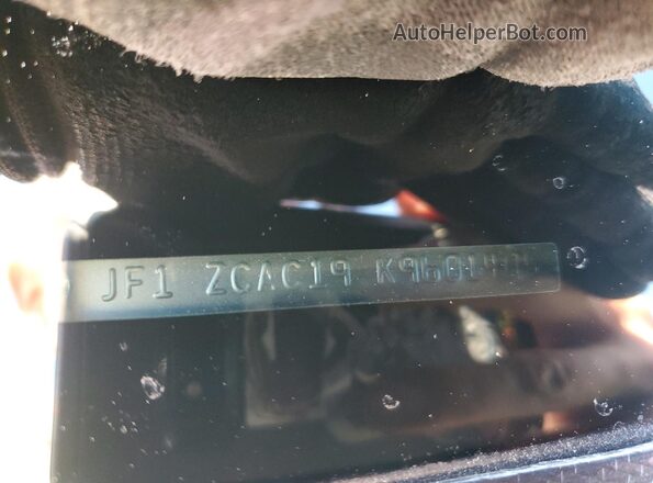 JF1ZCAC19K9601405 2019 SUBARU BRZ White Widok komory silnika