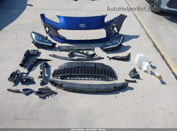 JF1ZNBF11N8754737 2022 TOYOTA GR86 Синий Вид щитка приборов