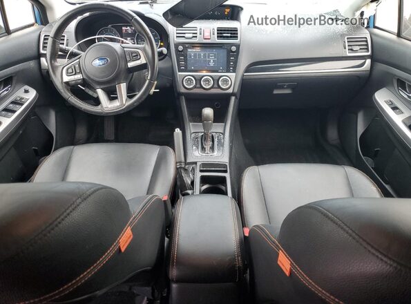 JF2GPAKC2H8200285 2017 SUBARU CROSSTREK Синий Вид панели приборов