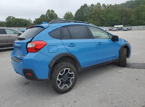JF2GPAKC2H8200285 2017 SUBARU CROSSTREK Синий Задняя правая четверть