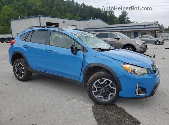 JF2GPAKC2H8200285 2017 SUBARU CROSSTREK Синий Передняя правая четверть