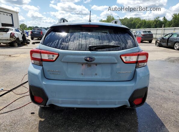 JF2GTAAC7JG314940 2018 SUBARU CROSSTREK Blue Rear view