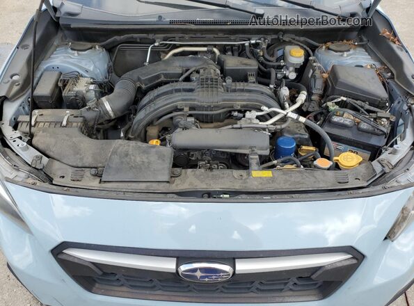 JF2GTAAC7JG314940 2018 SUBARU CROSSTREK Blue Engine compartment view