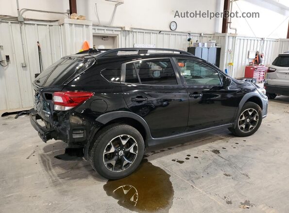 JF2GTABC9JH217098 2018 SUBARU CROSSTREK Черный Задняя правая четверть