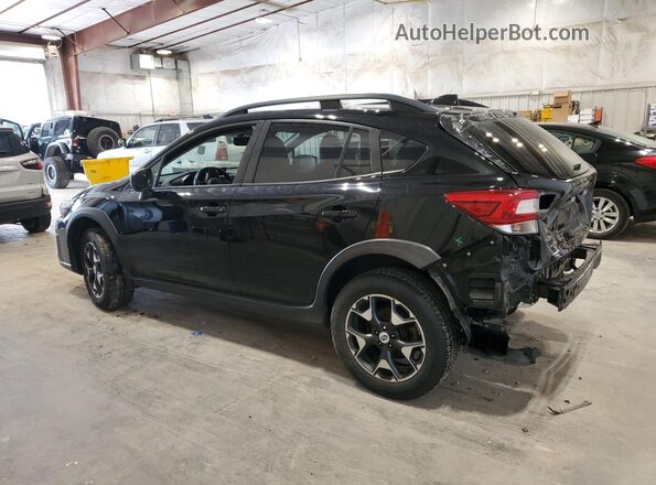 JF2GTABC9JH217098 2018 SUBARU CROSSTREK Черный Задняя левая четверть