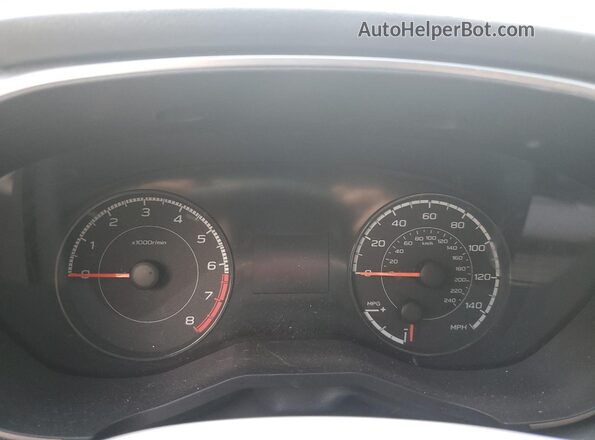 JF2GTABCXJH282946 2018 SUBARU CROSSTREK Gray ხელსაწყოთა პანელის ხედი