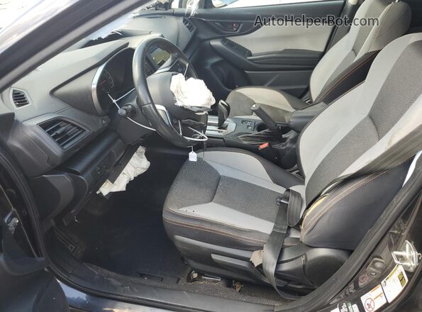 JF2GTABCXJH282946 2018 SUBARU CROSSTREK Gray წინა სალონის ხედი