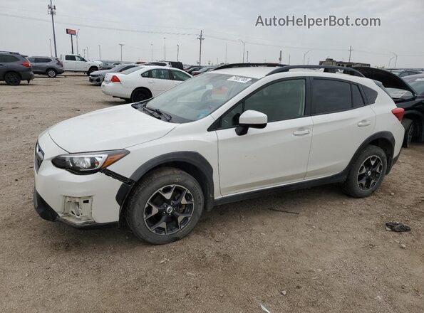 JF2GTADC0JH240475 2018 SUBARU CROSSTREK Белый Передняя левая четверть