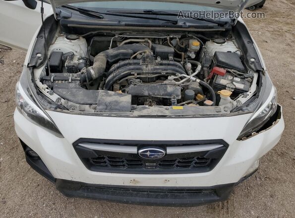 JF2GTADC0JH240475 2018 SUBARU CROSSTREK Белый Вид подкапотного пространства
