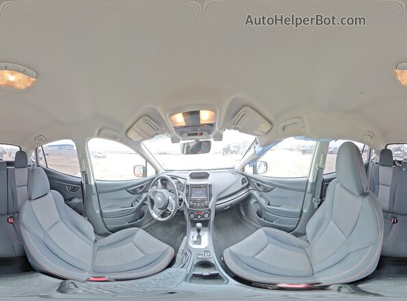JF2GTADC0JH240475 2018 SUBARU CROSSTREK Белый Панорамный вид салона 360°