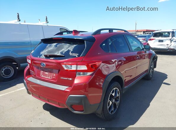 JF2GTADC8JH263695 2018 SUBARU CROSSTREK Red Trasero derecho
