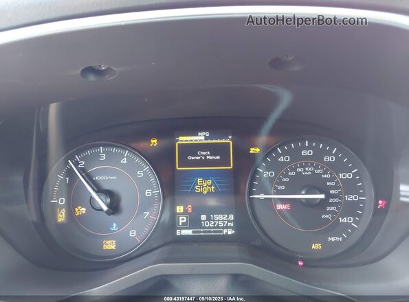 JF2GTADC8JH263695 2018 SUBARU CROSSTREK Red Vista de los asientos traseros
