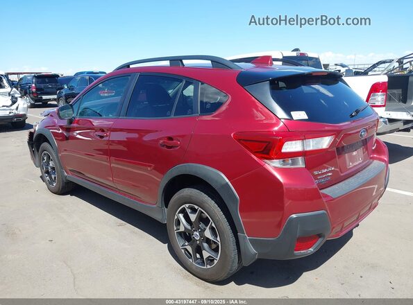 JF2GTADC8JH263695 2018 SUBARU CROSSTREK Red Trasero izquierdo