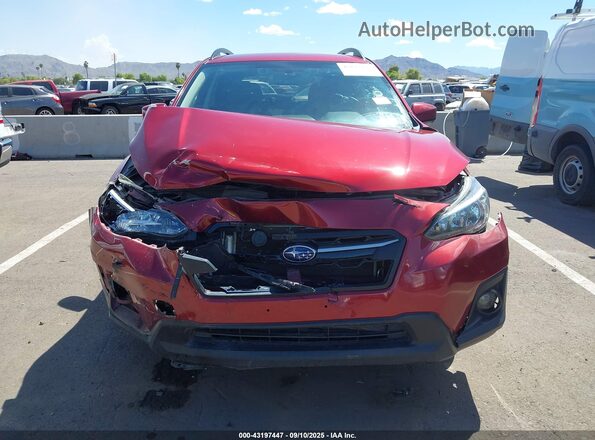 JF2GTADC8JH263695 2018 SUBARU CROSSTREK Red Vista del cuadro de instrumentos