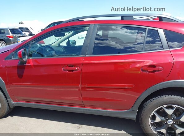 JF2GTADC8JH263695 2018 SUBARU CROSSTREK Red Vista interior de 360 grados