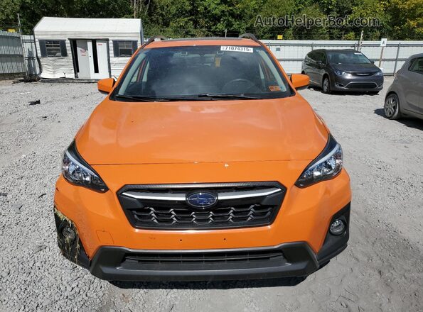 JF2GTADCXJ8243240 2018 SUBARU CROSSTREK Orange წინა ხედი