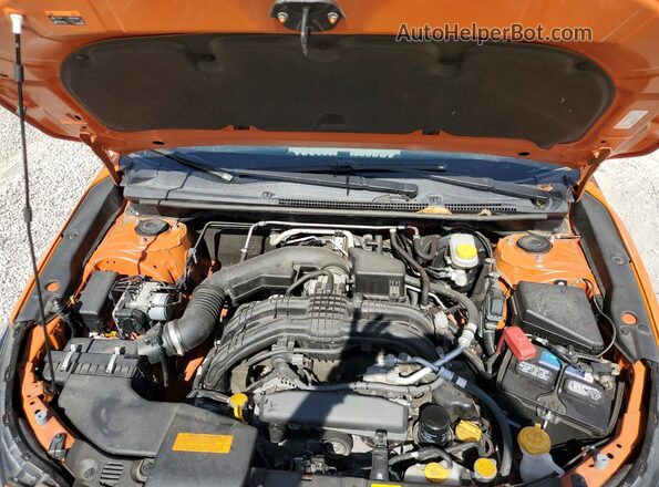 JF2GTADCXJ8243240 2018 SUBARU CROSSTREK Orange ძრავის განყოფილების ხედი