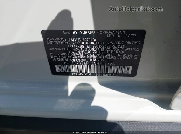 JF2GTAEC4MH211726 2021 SUBARU CROSSTREK Белый Вид подкапотного пространства