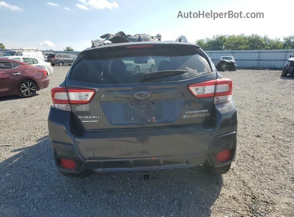 JF2GTAJC3J8237736 2018 SUBARU CROSSTREK Gray უკანა ხედი