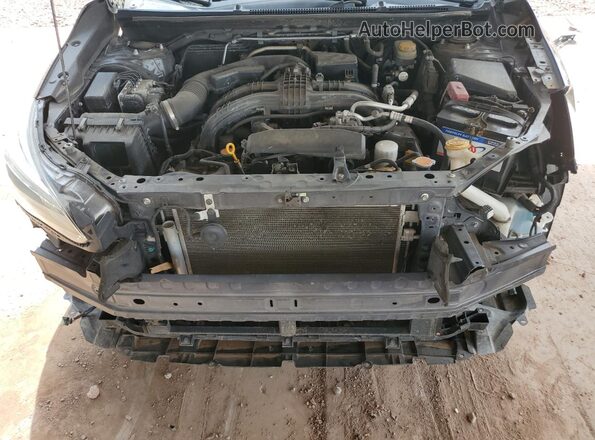 JF2GTALC3JH224787 2018 SUBARU CROSSTREK Blue Vista del compartimento del motor