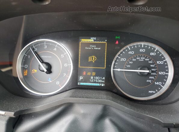 JF2GTALC3JH224787 2018 SUBARU CROSSTREK Blue Vista del cuadro de instrumentos