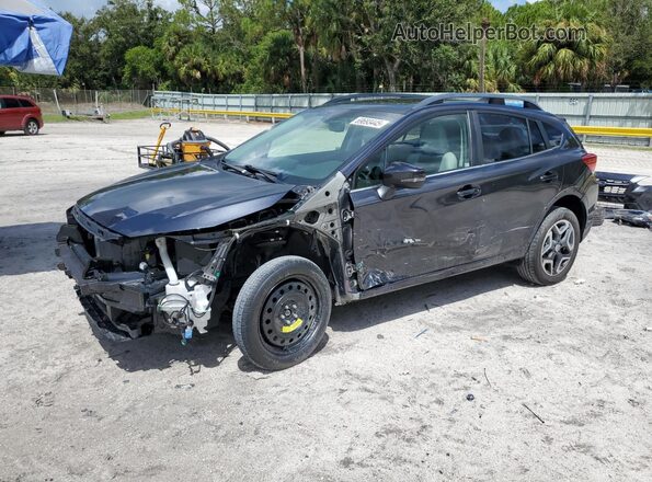 JF2GTALC5JH325944 2018 SUBARU CROSSTREK Серый Передняя левая четверть