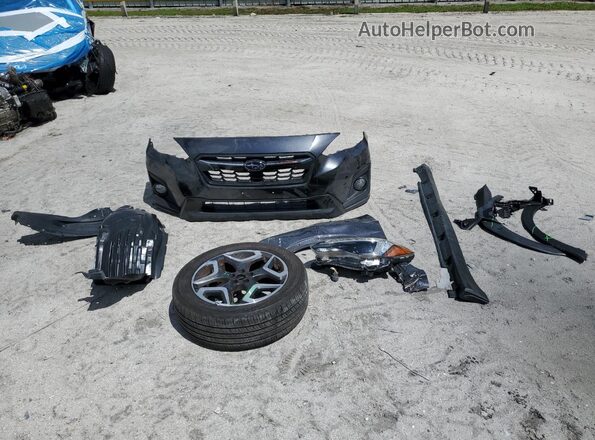 JF2GTALC5JH325944 2018 SUBARU CROSSTREK Серый Вид подкапотного пространства