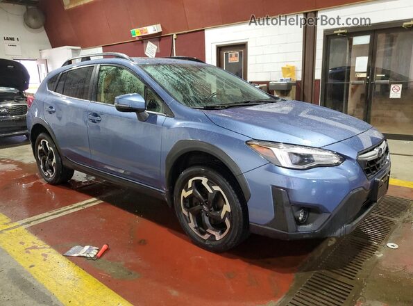 JF2GTHNC6MH374984 2021 SUBARU CROSSTREK Blue Առջևի աջ
