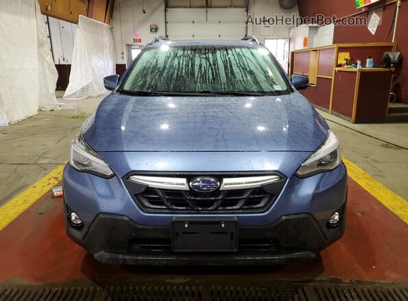 JF2GTHNC6MH374984 2021 SUBARU CROSSTREK Blue Դիմացի տեսք