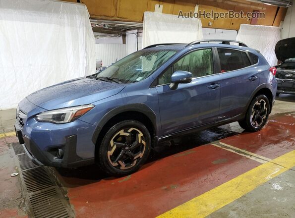 JF2GTHNC6MH374984 2021 SUBARU CROSSTREK Blue Սալոնի 360 աստիճան տեսք