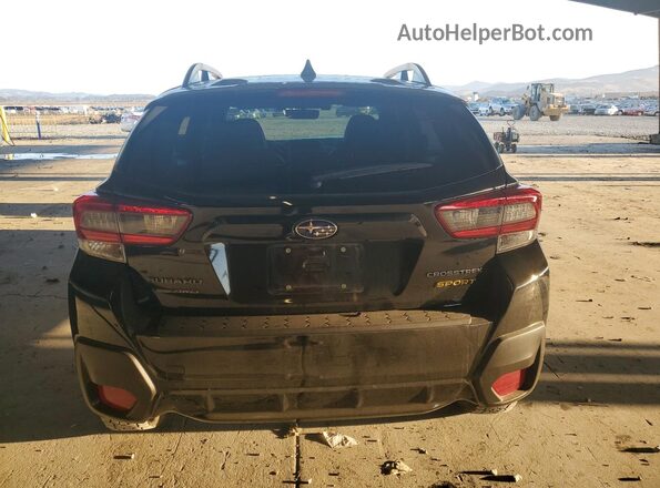 JF2GTHSC7MH372049 2021 SUBARU CROSSTREK Black Вид ззаду