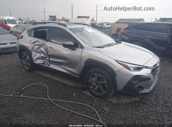 JF2GUHDC1S8267126 2025 SUBARU CROSSTREK Серый Передняя правая четверть