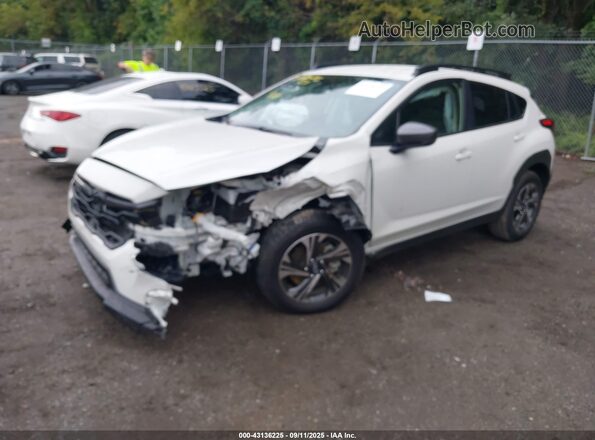 JF2GUHDC4S8247730 2025 SUBARU CROSSTREK Белый Передняя левая четверть