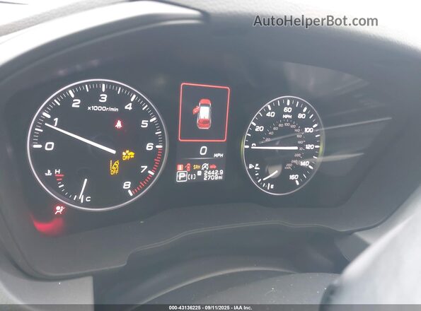JF2GUHDC4S8247730 2025 SUBARU CROSSTREK Белый Вид задних сидений