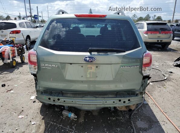 JF2SJABC1JH575893 2018 SUBARU FORESTER 2.5 Зеленый Вид сзади