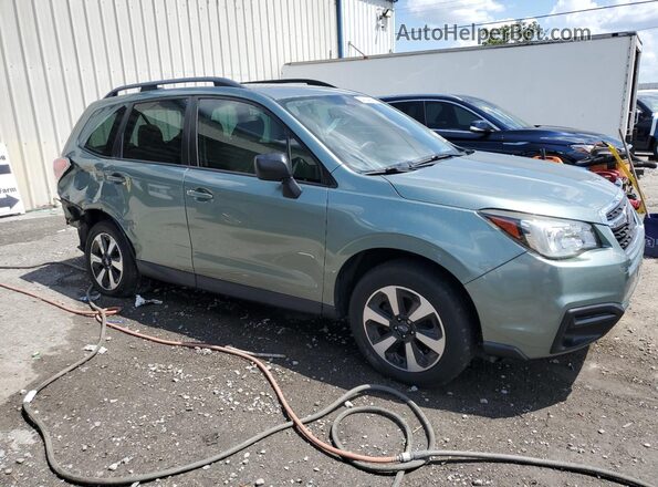 JF2SJABC1JH575893 2018 SUBARU FORESTER 2.5 Зеленый Передняя правая четверть