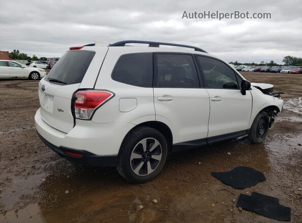 JF2SJABC7JH455645 2018 SUBARU FORESTER 2.5 White უკანა მარჯვენა