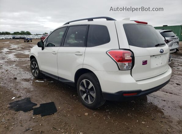 JF2SJABC7JH455645 2018 SUBARU FORESTER 2.5 White უკანა მარცხენა