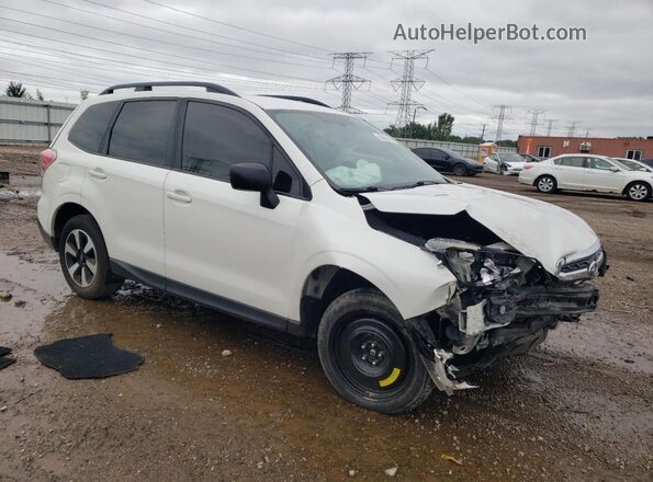 JF2SJABC7JH455645 2018 SUBARU FORESTER 2.5 White წინა მარჯვენა