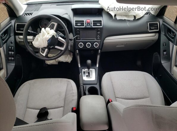 JF2SJABC7JH455645 2018 SUBARU FORESTER 2.5 White წინა პანელის ხედი