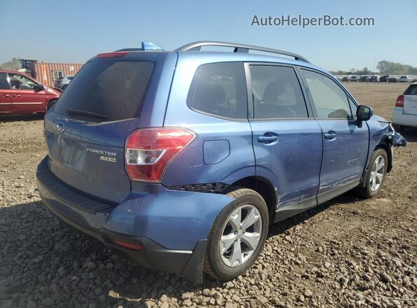JF2SJADC3GH507634 2016 SUBARU FORESTER 2.5 Синий Задняя правая четверть