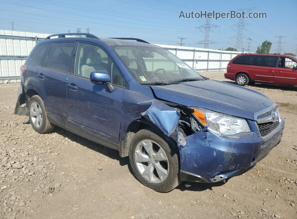 JF2SJADC3GH507634 2016 SUBARU FORESTER 2.5 Синий Передняя правая четверть