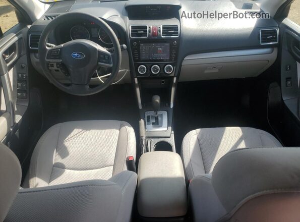 JF2SJADC3GH507634 2016 SUBARU FORESTER 2.5 Синий Вид панели приборов