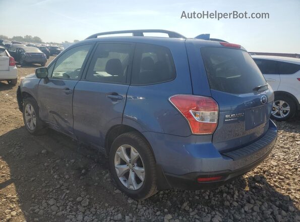 JF2SJADC3GH507634 2016 SUBARU FORESTER 2.5 Синий Задняя левая четверть