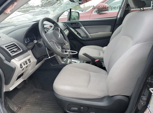 JF2SJAGC0JH582164 2018 SUBARU FORESTER 2.5 Black Widok wnętrza z przodu