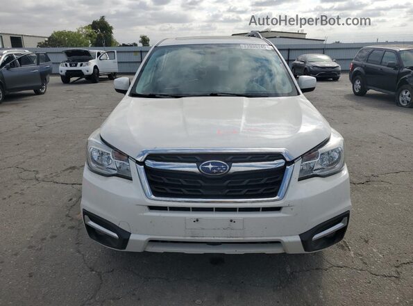 JF2SJAGC4JH474954 2018 SUBARU FORESTER 2.5 Белый Вид спереди