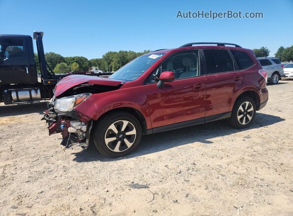 JF2SJAGC7JH511401 2018 SUBARU FORESTER 2.5 Бордовый Передняя левая четверть
