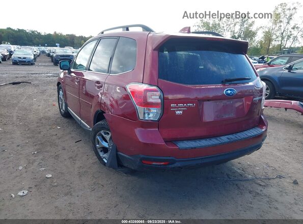 JF2SJAWC2JH608507 2018 SUBARU FORESTER Бордовый Задняя левая четверть