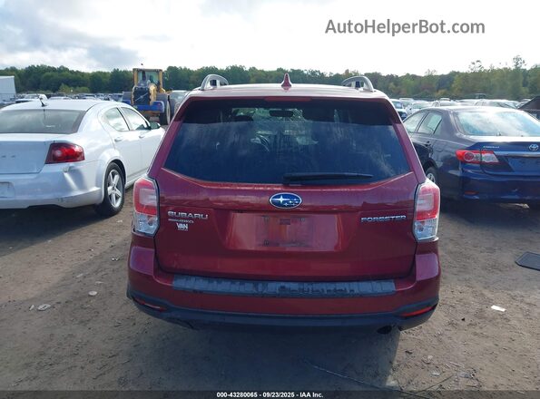 JF2SJAWC2JH608507 2018 SUBARU FORESTER Бордовый 
